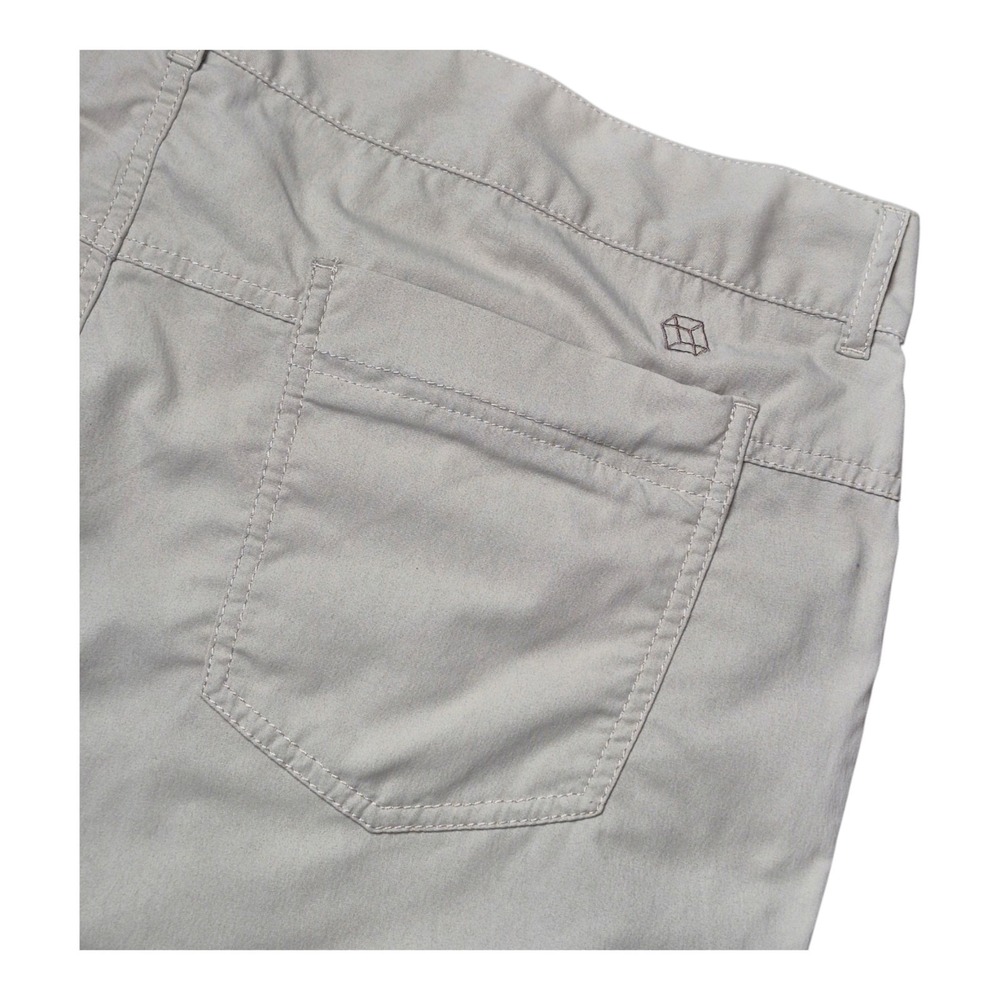 Clothing Arts Men 38 Pick-Pocket Proof Travel Pants Khaki Nylon Stretch
